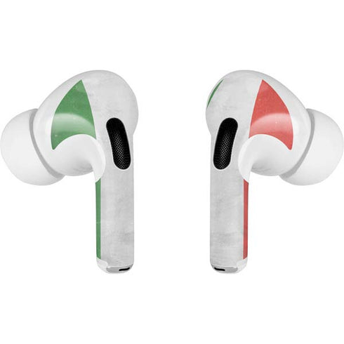 Italy Flag Distressed AirPods Pro 2nd Gen Skin